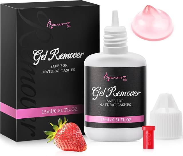 ژل پاککننده چسب اکستنشن مژه تکی حرفهای Beauty7 صورتی 15ml ژل پاککننده چسب اکستنشن مژه تکی حرفهای Beauty7 صورتی 15ml