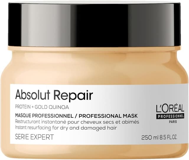 ماسک مو L'Oréal Professionnel برای موهای خشک، وز و آسیبدیده Serie Expert Absolut Repair حاوی Omega 9 و Protein، 250ml ماسک مو L'Oréal Professionnel برای موهای خشک، وز و آسیبدیده Serie Expert Absolut Repair حاوی Omega 9 و Protein، 250ml