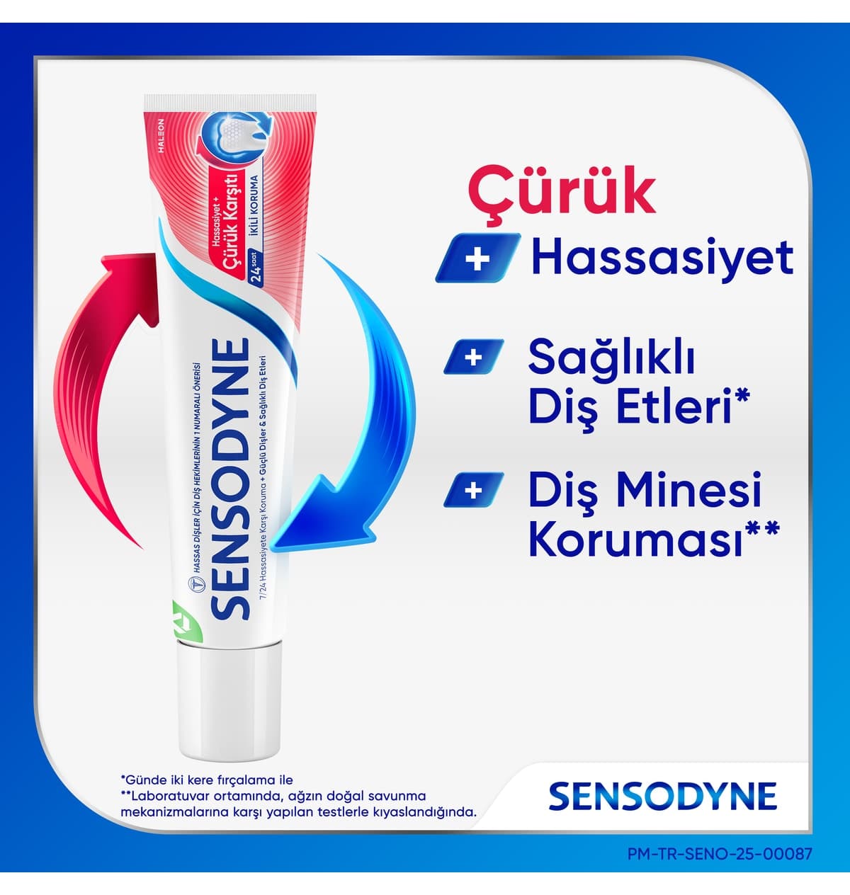 خمیر دندان Sensodyne ضد حساسیت و ضد پوسیدگی 75ml ×6 عدد خمیر دندان Sensodyne ضد حساسیت و ضد پوسیدگی 75ml ×6 عدد