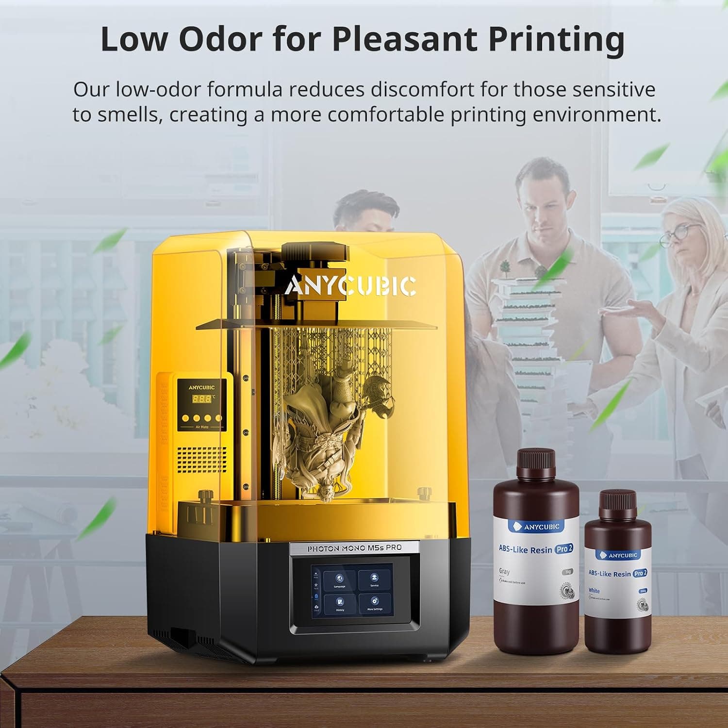 رزین پرینتر سه بعدی ANYCUBIC ABS-Like Resin Pro 2 سبز شفاف 1kg رزین پرینتر سه بعدی ANYCUBIC ABS-Like Resin Pro 2 سبز شفاف 1kg