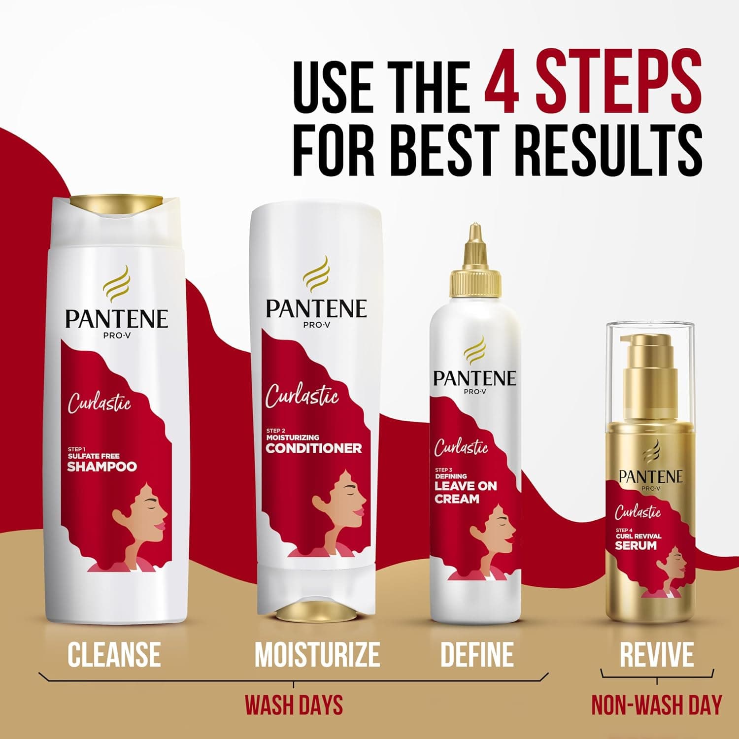 کرم حالتدهنده مو Pantene Pro-V Curlastic ضد فریز بدون شستشو 270ml کرم حالتدهنده مو Pantene Pro-V Curlastic ضد فریز بدون شستشو 270ml