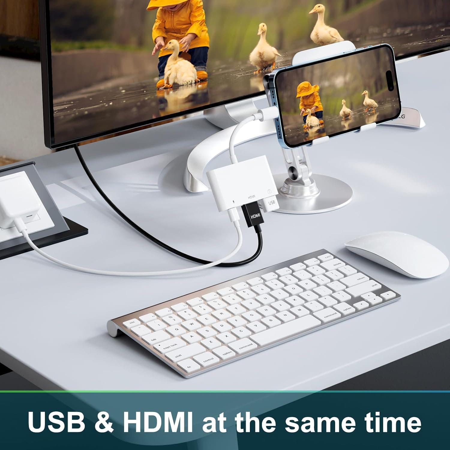 مبدل UNITROX لایتنینگ به HDMI سهکاره 1080P با پورت شارژ مدل UWECAN مبدل UNITROX لایتنینگ به HDMI سهکاره 1080P با پورت شارژ مدل UWECAN