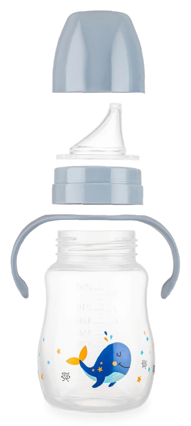 لیوان آبخوری Babyjem ضدچکه Suluk 250 ml خاکستری لیوان آبخوری Babyjem ضدچکه Suluk 250 ml خاکستری