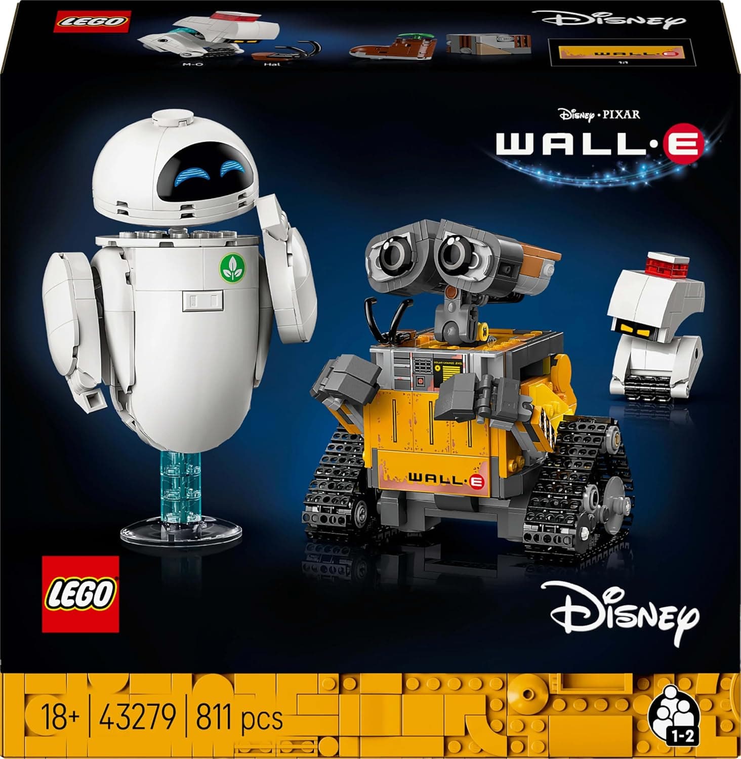 لگو Disney & Pixar مدل WALL-E و EVE 43279 لگو Disney & Pixar مدل WALL-E و EVE 43279