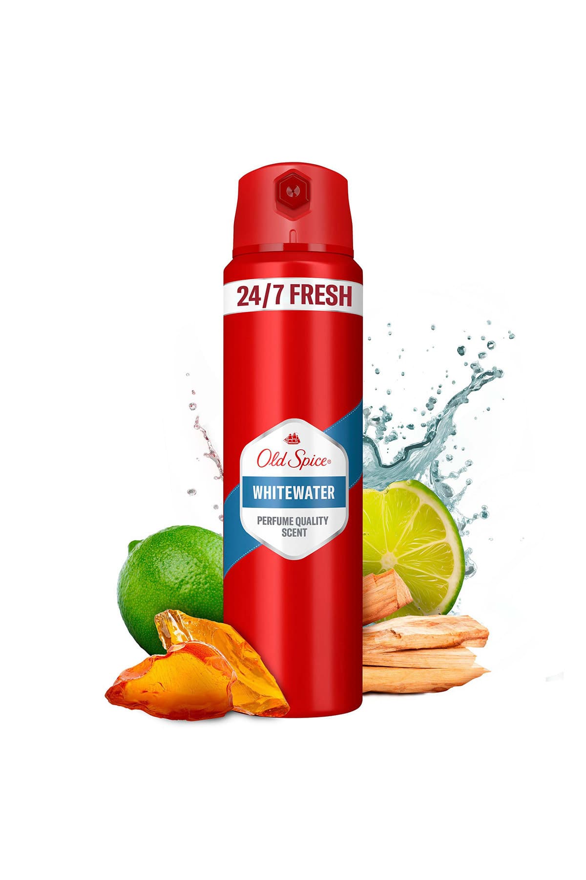اسپری دئودورانت بدن مردانه Old Spice Whitewater 150 ml x3 اسپری دئودورانت بدن مردانه Old Spice Whitewater 150 ml x3