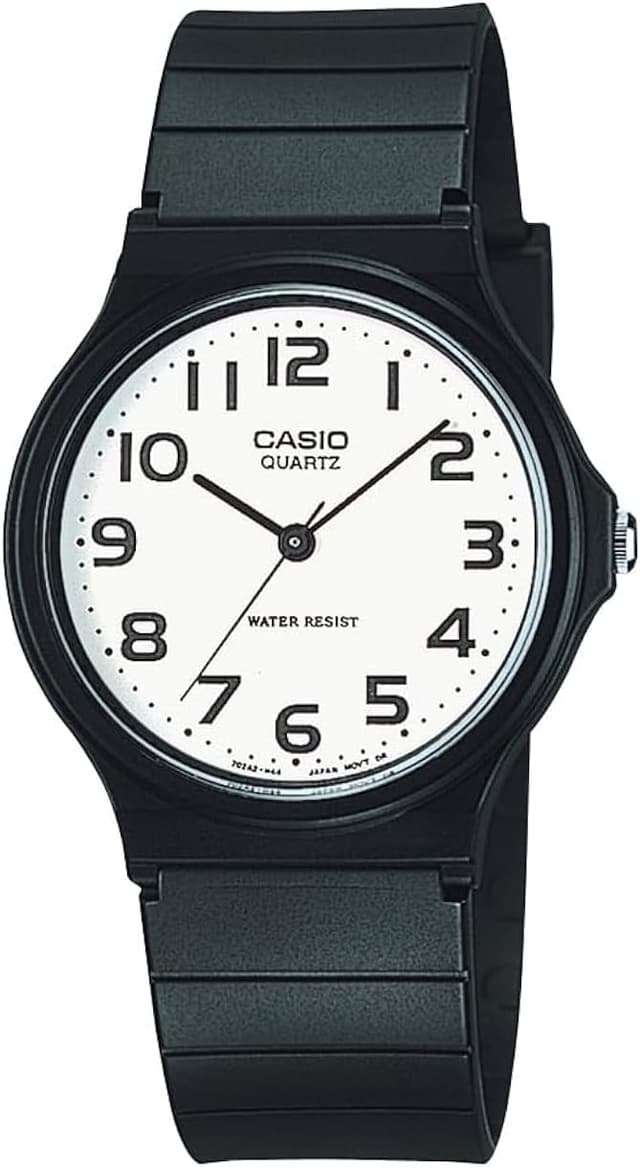 ساعت مچی مردانه Casio بند رزین مشکی مدل MQ24-7B2 ساعت مچی مردانه Casio بند رزین مشکی مدل MQ24-7B2