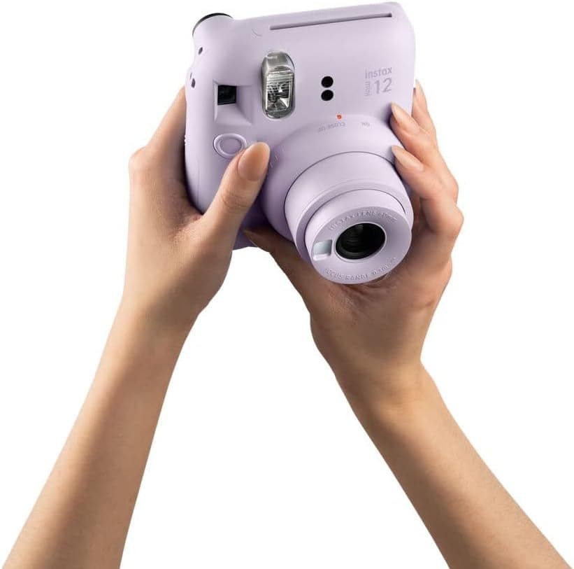 دوربین چاپ فوری instax Fujifilm با بسته فیلم 40 عکس رنگ یاسی بنفش مدل Mini 12 دوربین چاپ فوری instax Fujifilm با بسته فیلم 40 عکس رنگ یاسی بنفش مدل Mini 12