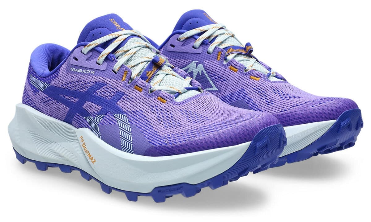 کفش دویدن زنانه Asics مدل TRABUCO 14 مشکی توتی/بنفش 1012B938-500 کفش دویدن زنانه Asics مدل TRABUCO 14 مشکی توتی/بنفش 1012B938-500