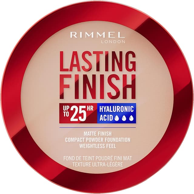 کرمپودر فشرده Rimmel Lasting Finish مات با پوشش کامل SPF20، فرمول وگان، رنگ 004 رز عاجی، 7g کرمپودر فشرده Rimmel Lasting Finish مات با پوشش کامل SPF20، فرمول وگان، رنگ 004 رز عاجی، 7g
