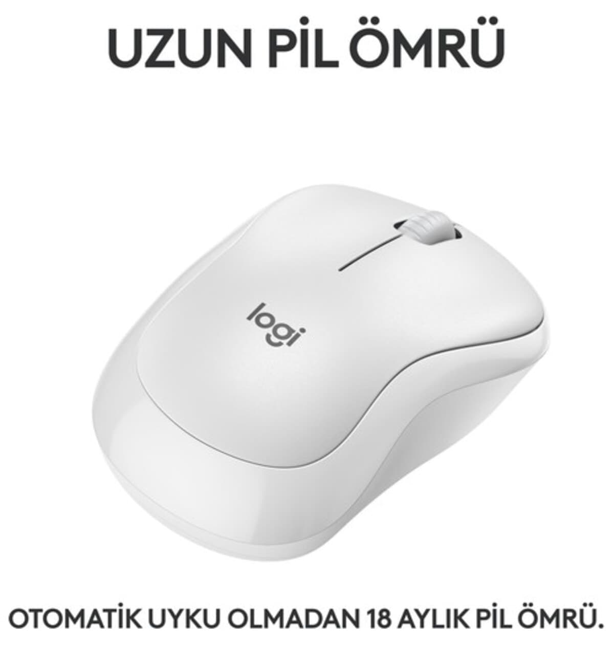 ماوس بیسیم Logitech بلوتوثی بیصدا کامپکت سفید مدل M240 910-007120 ماوس بیسیم Logitech بلوتوثی بیصدا کامپکت سفید مدل M240 910-007120