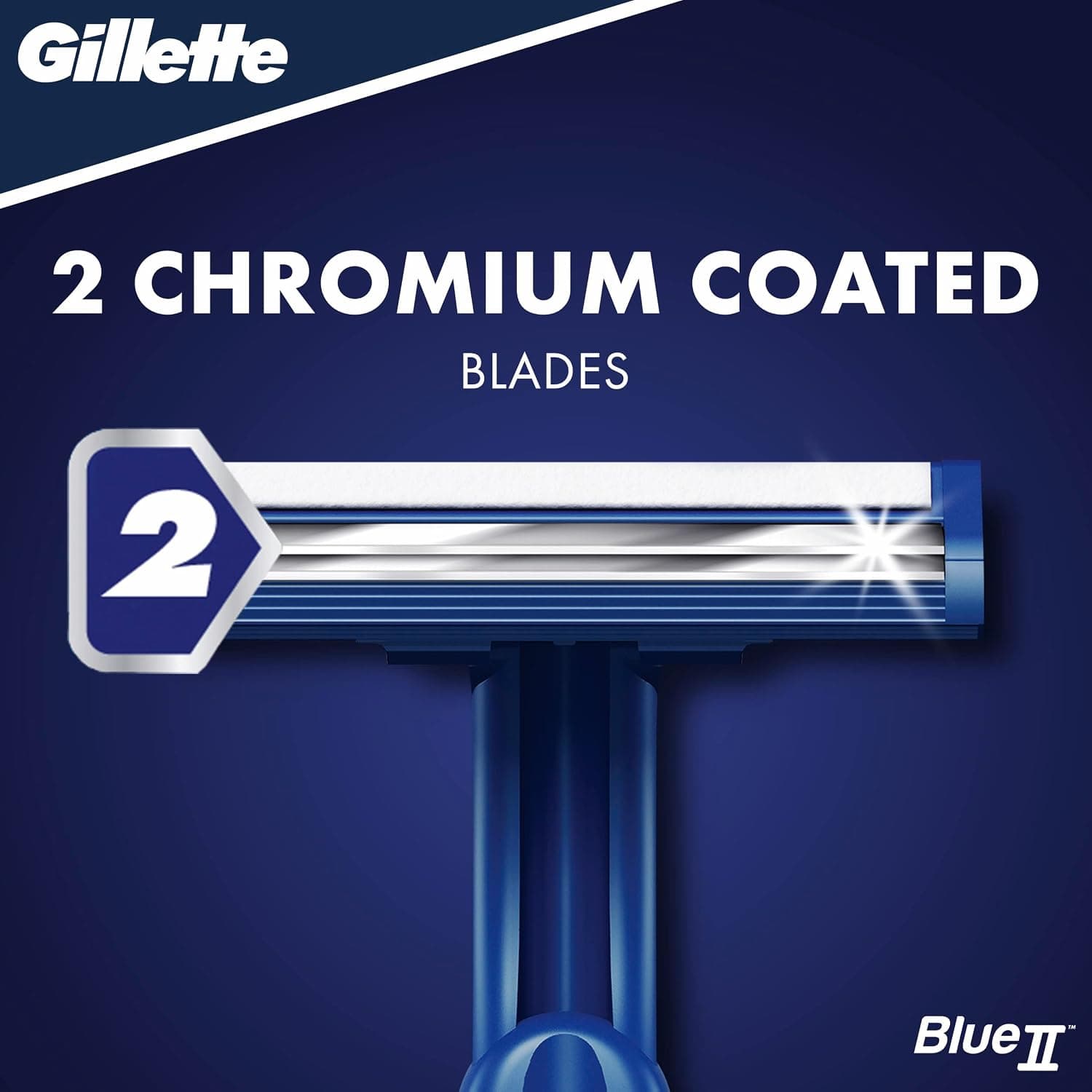 تیغ یکبارمصرف مردانه Gillette مدل Blue II x5 تیغ یکبارمصرف مردانه Gillette مدل Blue II x5