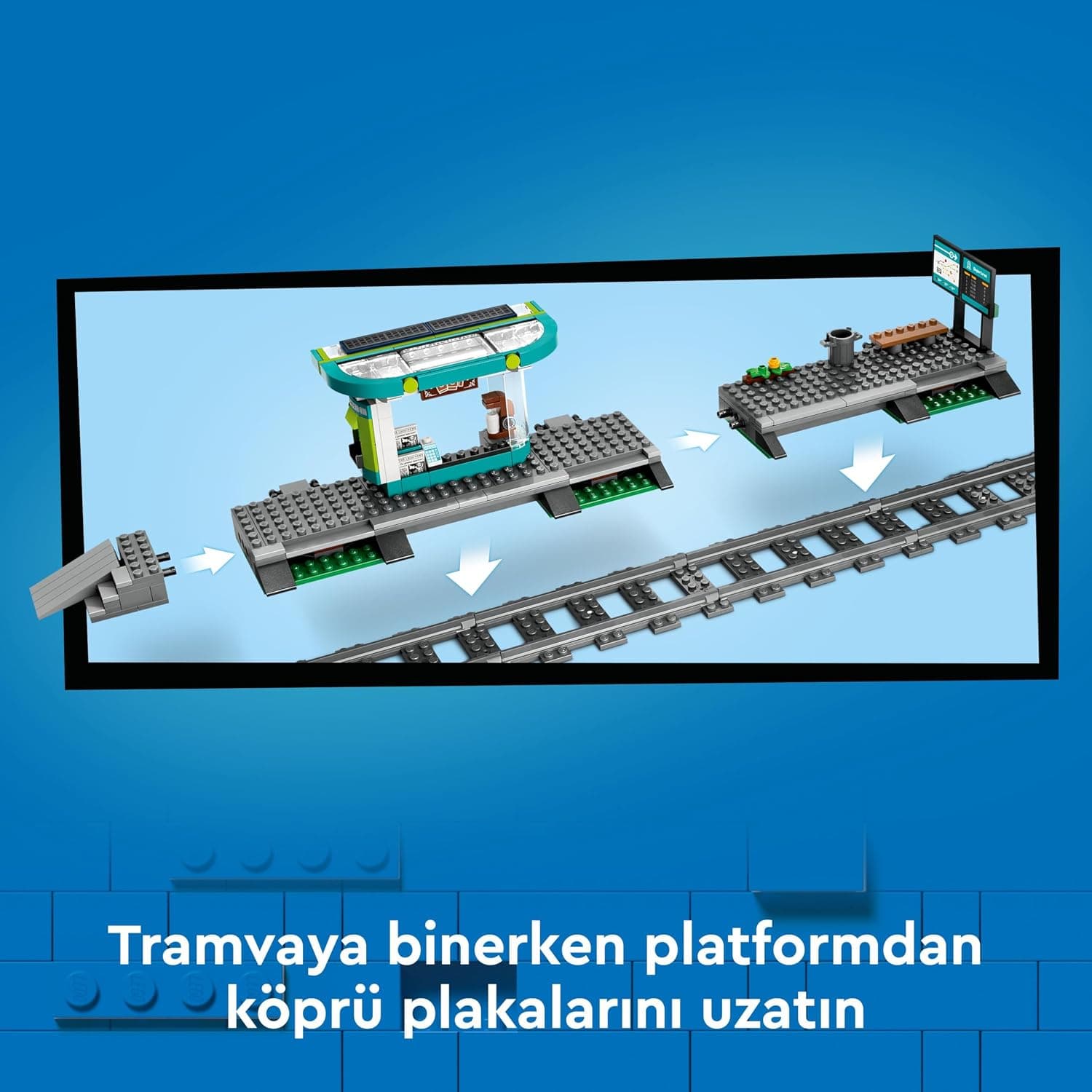 لگو ست مدل City Şehir Merkezi Tramvay İstasyonu 60423 لگو ست مدل City Şehir Merkezi Tramvay İstasyonu 60423