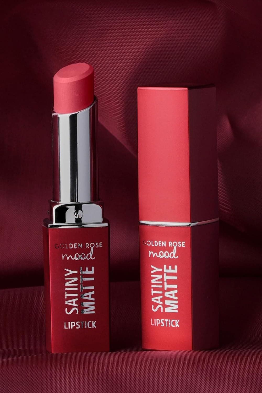 رژ لب مات ساتنی Golden Rose رنگ Burnt Blush مدل No:05 رژ لب مات ساتنی Golden Rose رنگ Burnt Blush مدل No:05