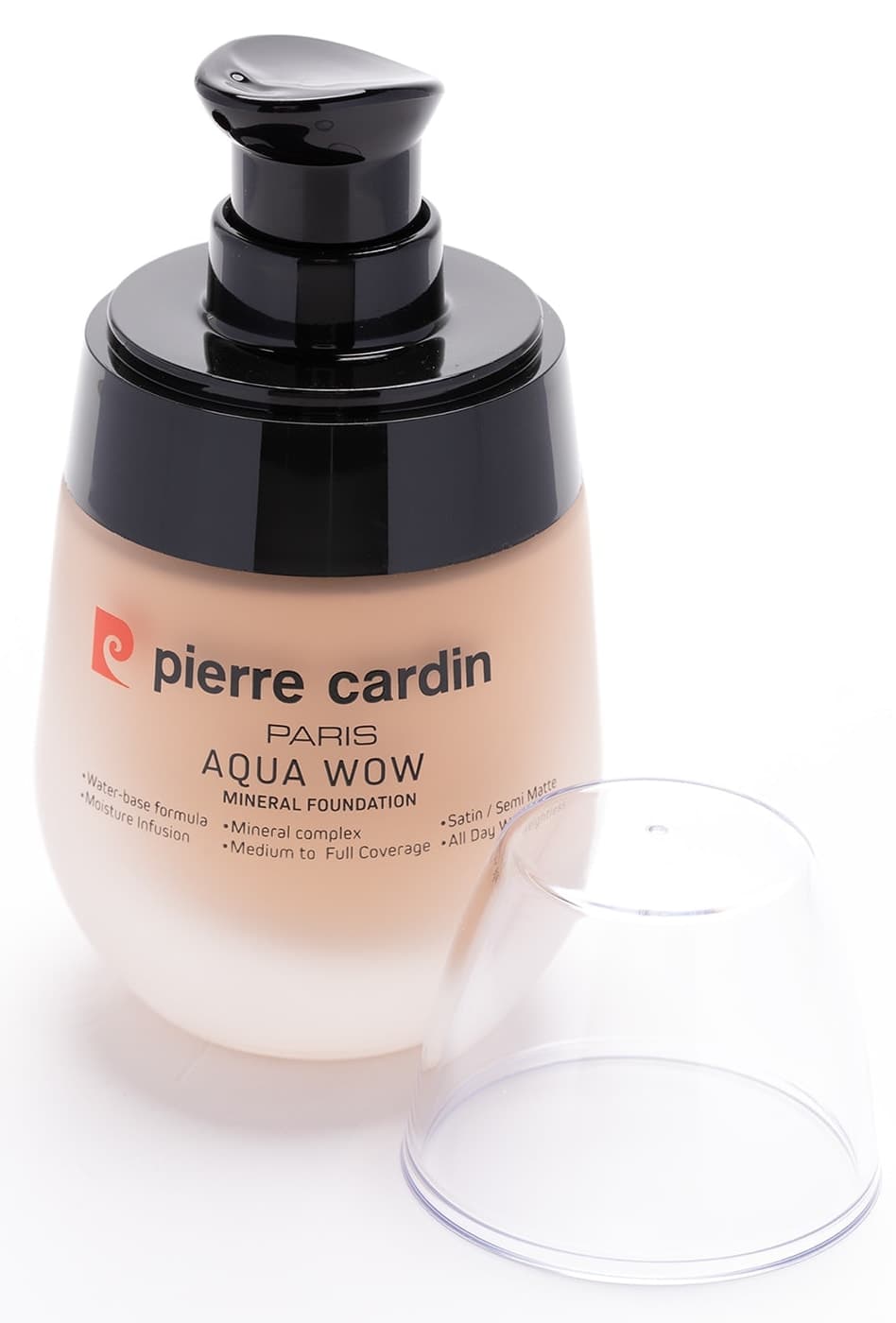 فوندیشن Pierre Cardin Aqua Wow با پایه آبی و مینرال فوندیشن Pierre Cardin Aqua Wow با پایه آبی و مینرال