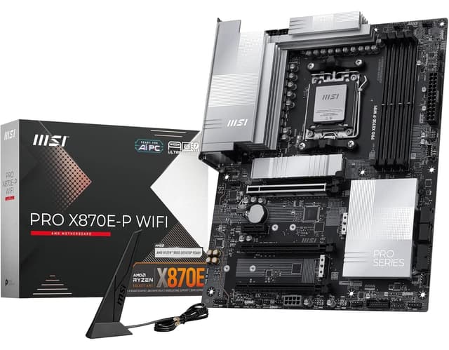 مادربرد MSI PRO سوکت AM5 با حافظه DDR5 مدل X870E-P WIFI مادربرد MSI PRO سوکت AM5 با حافظه DDR5 مدل X870E-P WIFI