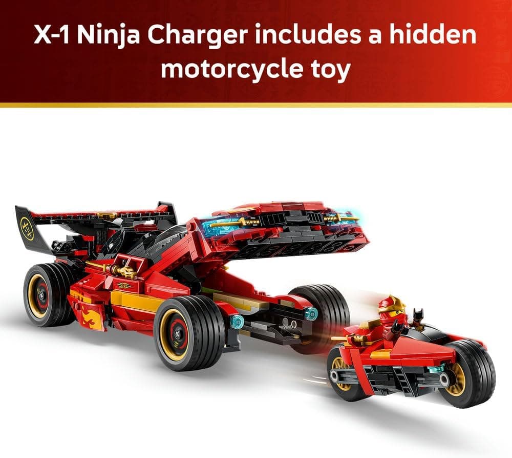 لگو NINJAGO X-1 Ninja Charger نسخه پانزدهمین سالگرد مدل 71867 لگو NINJAGO X-1 Ninja Charger نسخه پانزدهمین سالگرد مدل 71867