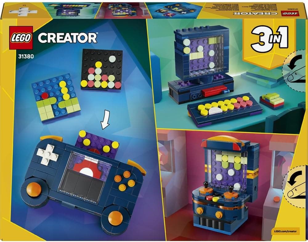 لگو Creator کنسول بازی رترو 3in1 مدل 31380 لگو Creator کنسول بازی رترو 3in1 مدل 31380