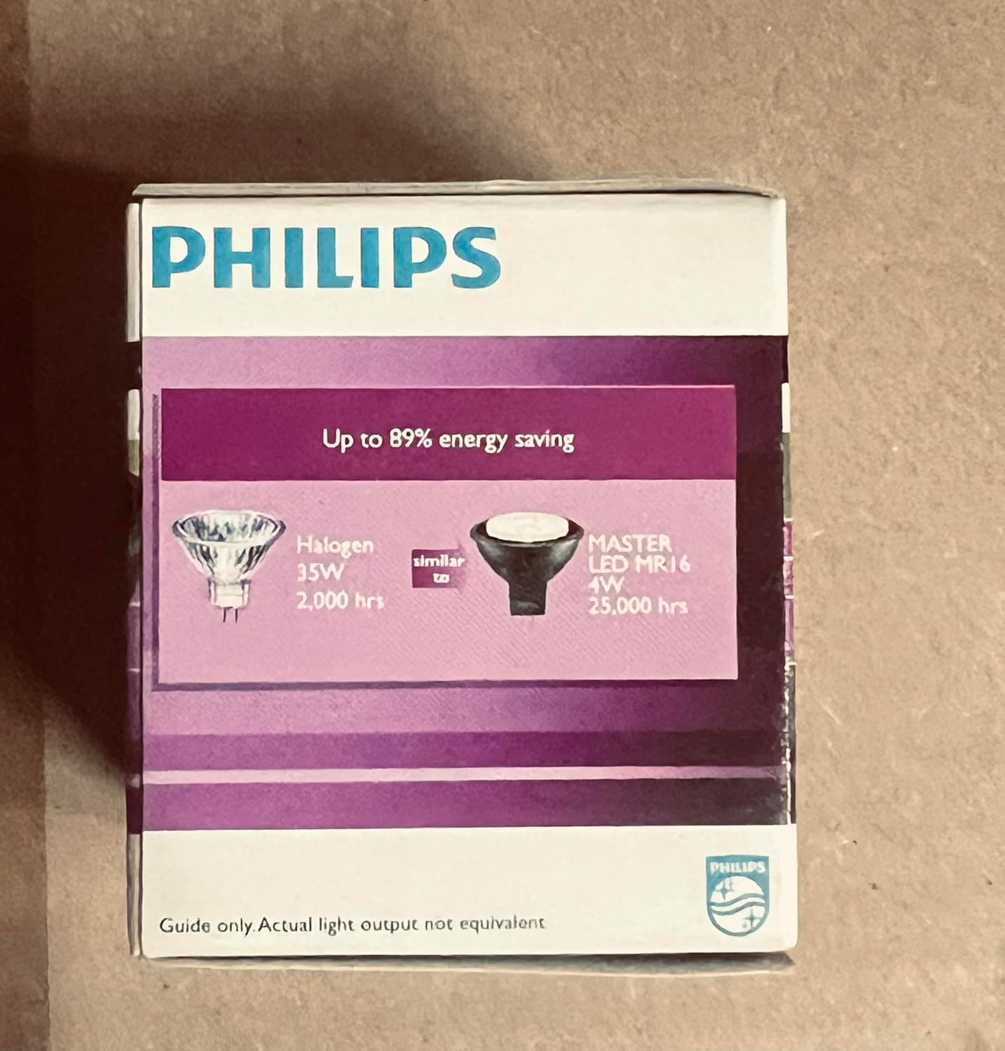 لامپ LED Philips با توان 4w=35w و دمای رنگ 2700k مدل MR16 GU5.3 لامپ LED Philips با توان 4w=35w و دمای رنگ 2700k مدل MR16 GU5.3