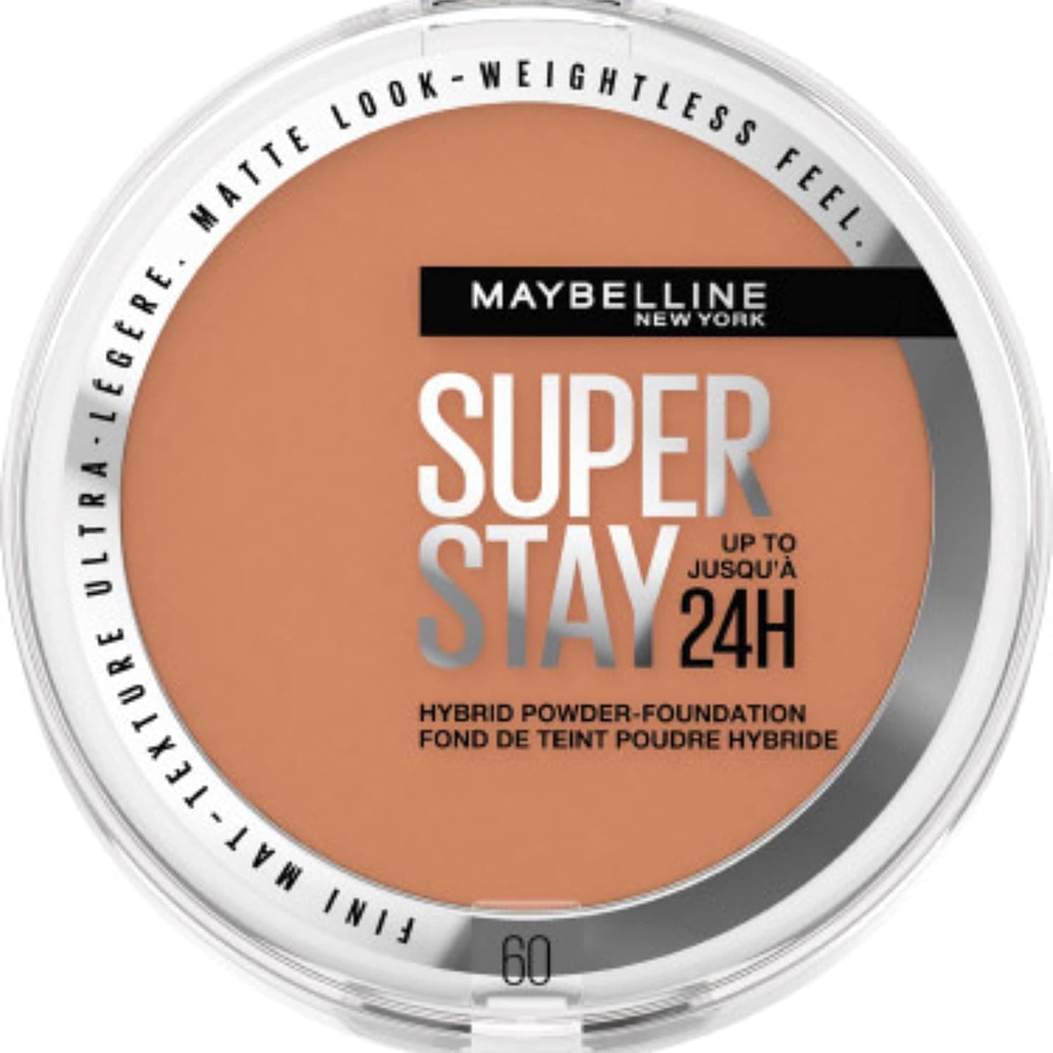 کرم پودر پودری MAYBELLINE با پوشش متوسط تا زیاد، ضدآب و ضدتعریق مدل SuperStay 24H Hybrid Powder Foundation رنگ 10 کرم پودر پودری MAYBELLINE با پوشش متوسط تا زیاد، ضدآب و ضدتعریق مدل SuperStay 24H Hybrid Powder Foundation رنگ 10