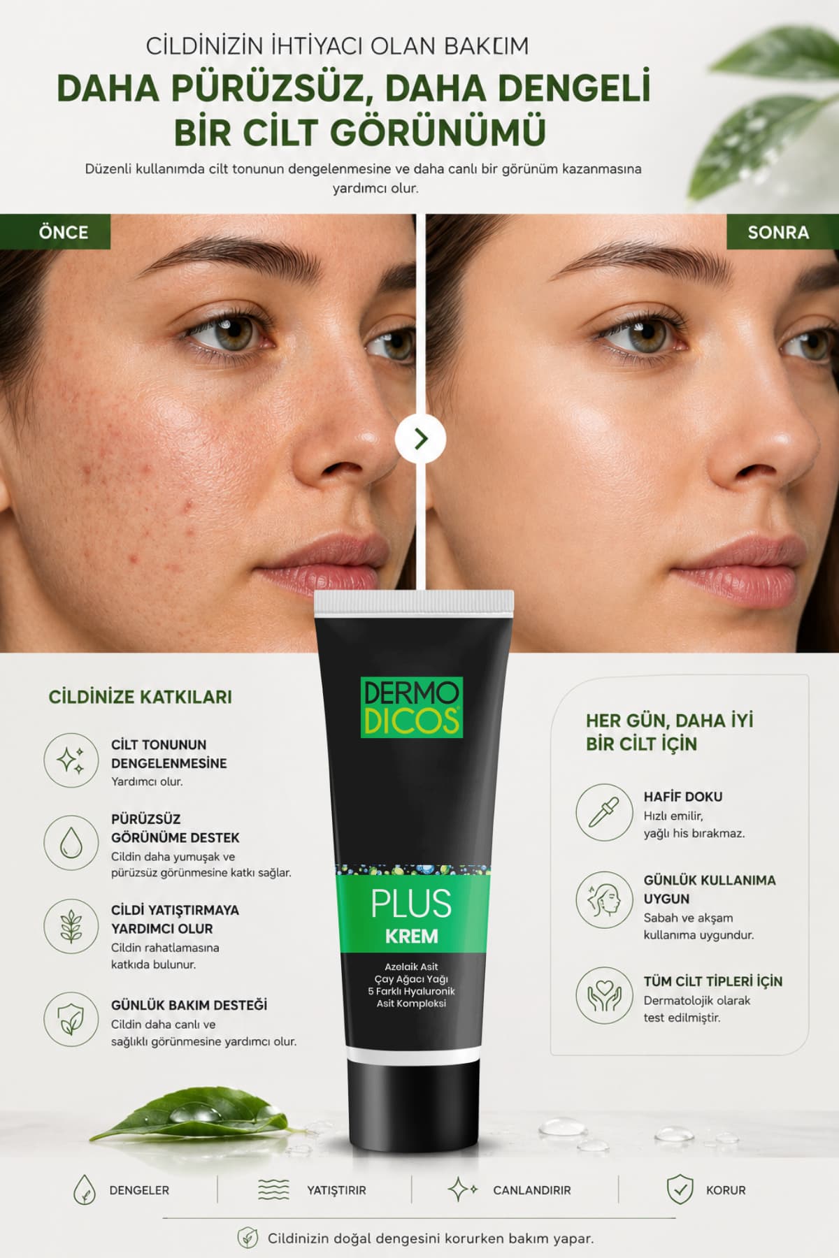کرم مراقبتی شب TTO Dermodicos Plus حاوی اسید آزلائیک %20 30 ml کرم مراقبتی شب TTO Dermodicos Plus حاوی اسید آزلائیک %20 30 ml