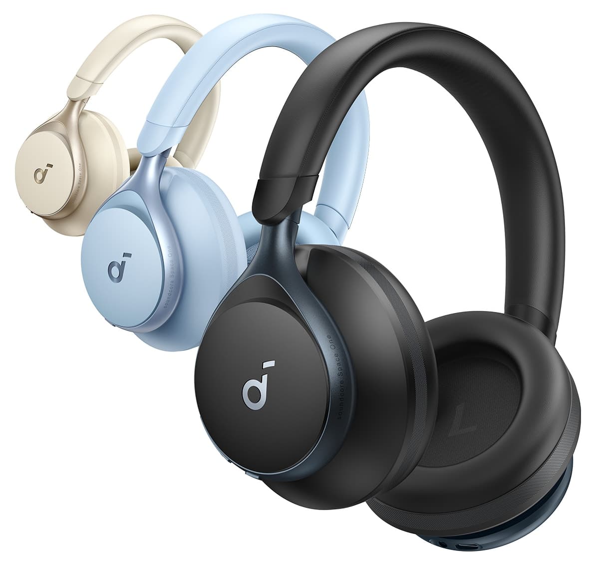 هدفون روگوشی بلوتوثی Anker Soundcore Space One حذف فعال نویز مشکی مدل A3035 هدفون روگوشی بلوتوثی Anker Soundcore Space One حذف فعال نویز مشکی مدل A3035