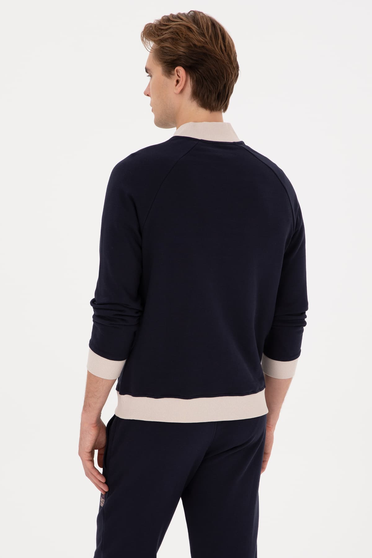 سوئیشرت مردانه U.S. Polo Assn. نیم زیپ کامفورت فیت سرمهای بیسیک مدل 50316303-VR033 سوئیشرت مردانه U.S. Polo Assn. نیم زیپ کامفورت فیت سرمهای بیسیک مدل 50316303-VR033
