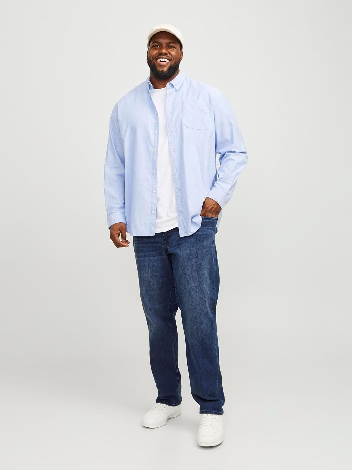 شلوار جین مردانه JACK & JONES فیت معمولی سایز M شلوار جین مردانه JACK & JONES فیت معمولی سایز M