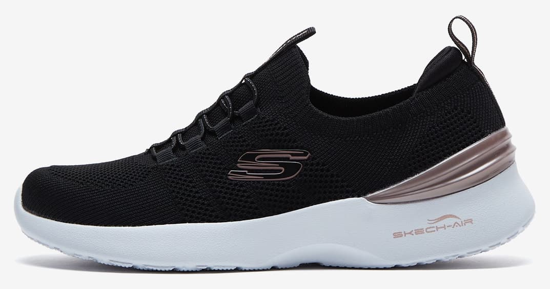 کفش ورزشی زنانه Skechers SKECH-AİR DYNAMİGHT PERFECT STEPS سیاه/صورتی طلایی مدل 149754 BKRG کفش ورزشی زنانه Skechers SKECH-AİR DYNAMİGHT PERFECT STEPS سیاه/صورتی طلایی مدل 149754 BKRG