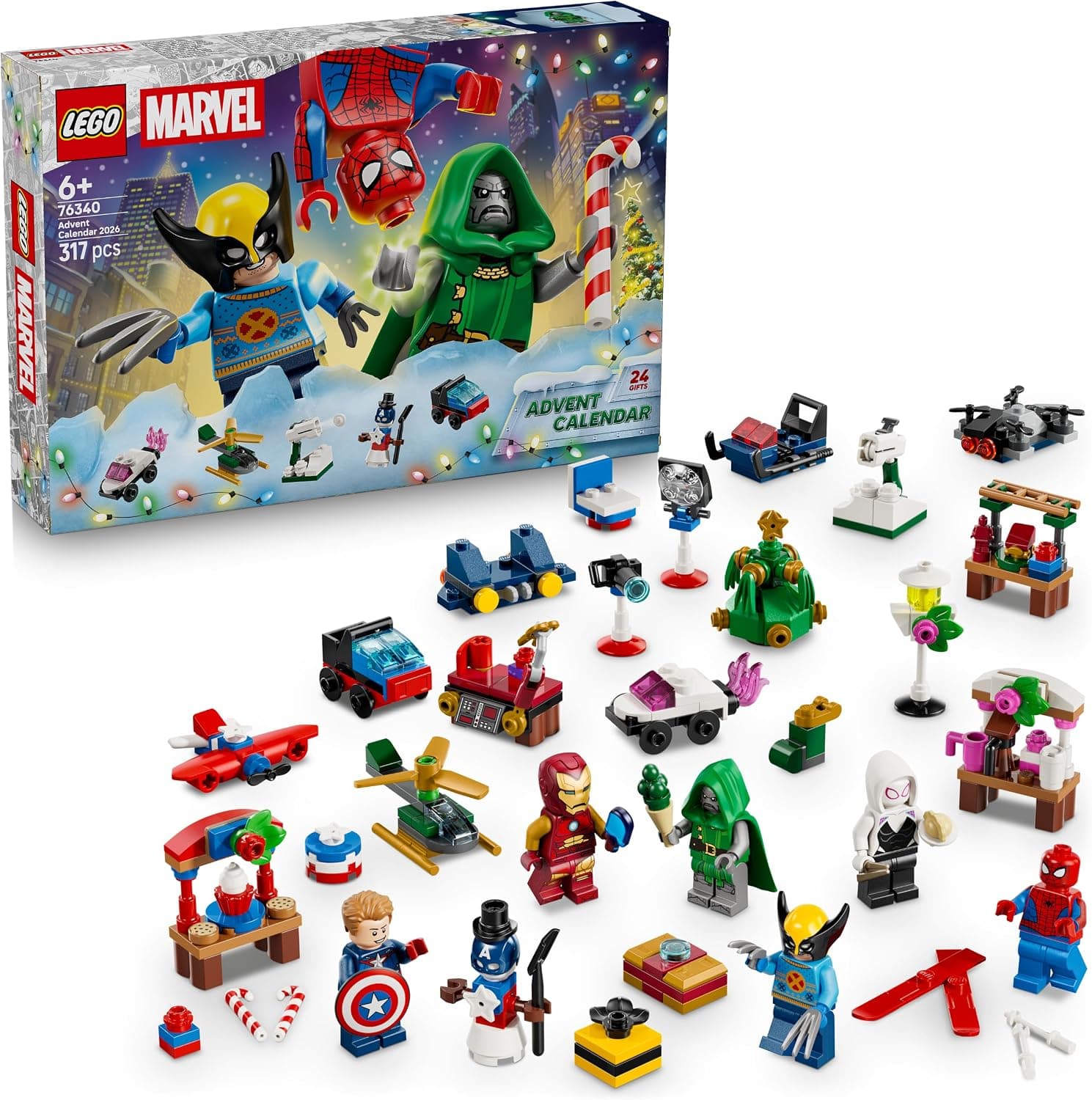 لگو Marvel تقویم آدونت 2026 مدل 76340 لگو Marvel تقویم آدونت 2026 مدل 76340