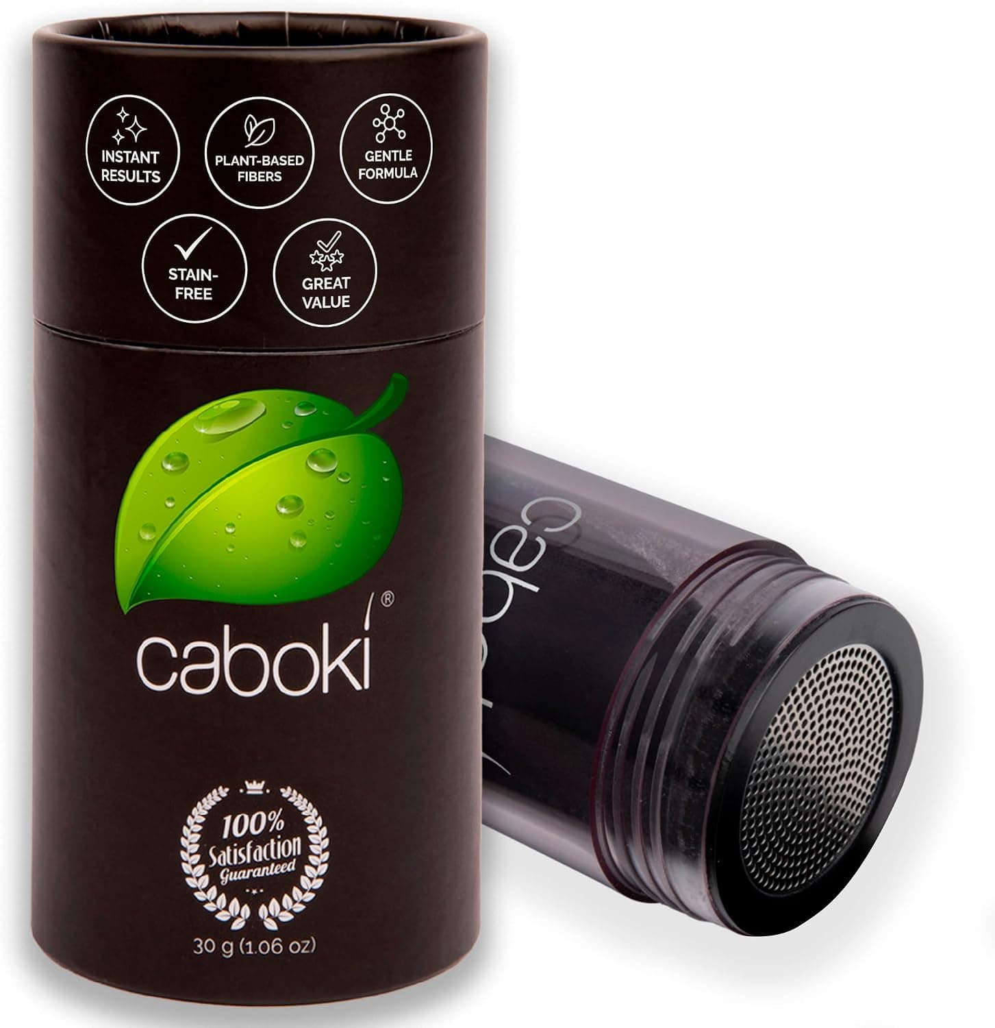 پودر پوشاننده ریزش مو مدل BLACK30G رنگ مشکی Caboki پودر پوشاننده ریزش مو مدل BLACK30G رنگ مشکی Caboki
