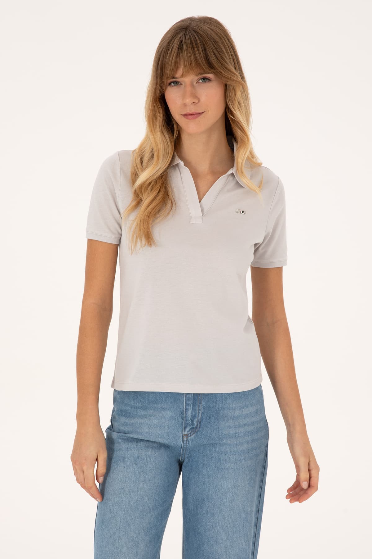 تیشرت زنانه U.S. Polo Assn. یقه پولو مدل 50320032-VR049 تیشرت زنانه U.S. Polo Assn. یقه پولو مدل 50320032-VR049