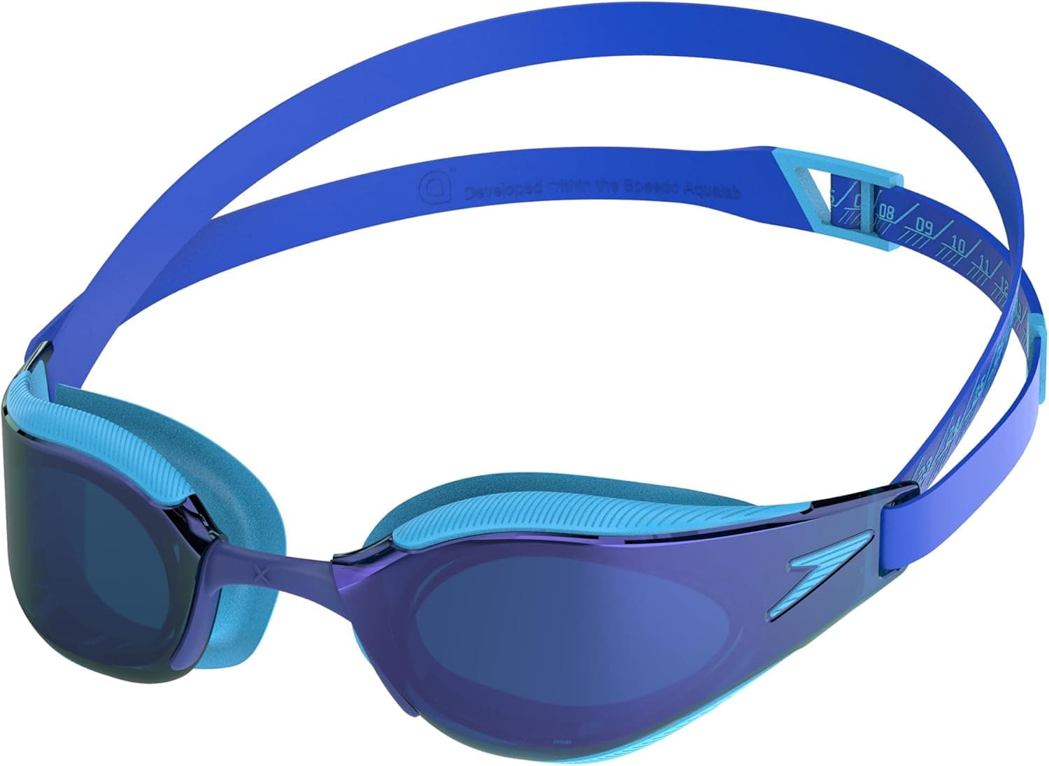 عینک شنای نوجوان Speedo آینهای Fastskin Hyper Elite آبی پیکتون/کبالت/زنبقی عینک شنای نوجوان Speedo آینهای Fastskin Hyper Elite آبی پیکتون/کبالت/زنبقی