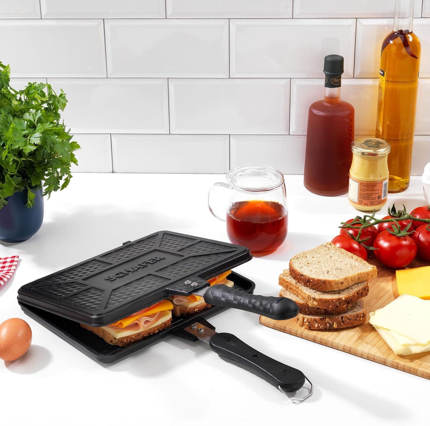 گریل چدنی روی اجاق Schäfer مدل Tastemake XL 20x26 cm 2 عددی گریل چدنی روی اجاق Schäfer مدل Tastemake XL 20x26 cm 2 عددی