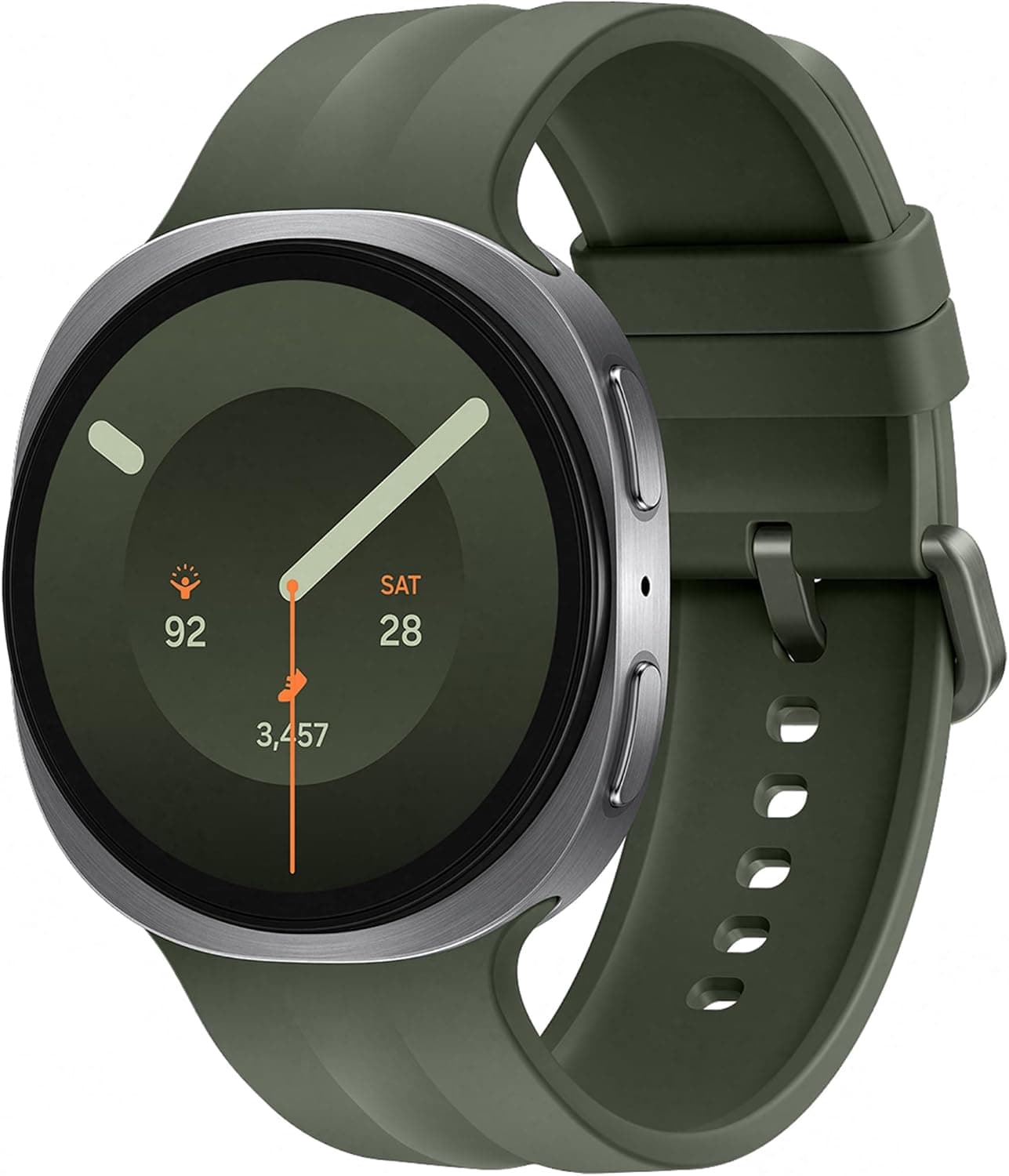 ساعت هوشمند Samsung Galaxy Watch9 نقرهای 44mm با Bluetooth و باتری 445 mAh نسخه ترکیه ساعت هوشمند Samsung Galaxy Watch9 نقرهای 44mm با Bluetooth و باتری 445 mAh نسخه ترکیه