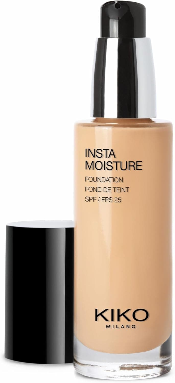 کرم پودر Kiko Milano Instamoisture با SPF 25 سایه 4.5 طلایی 143 ml کرم پودر Kiko Milano Instamoisture با SPF 25 سایه 4.5 طلایی 143 ml