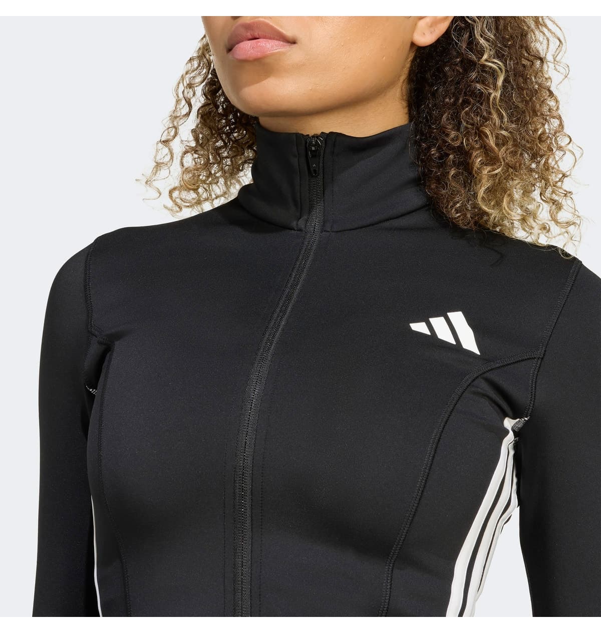 گرمکن ورزشی زنانه adidas Workout Essentials 3-Stripes مشکی گرمکن ورزشی زنانه adidas Workout Essentials 3-Stripes مشکی