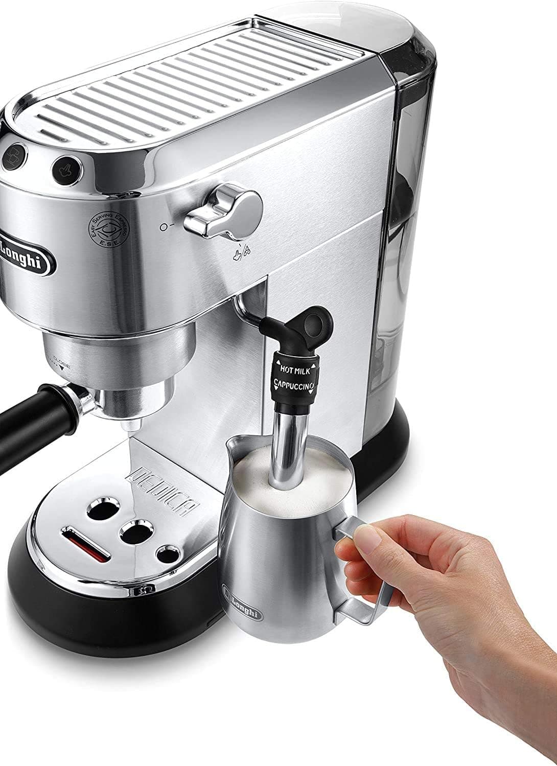 اسپرسوساز پمپی آسیابدار De'Longhi مدل EC685 رنگ نقرهای M اسپرسوساز پمپی آسیابدار De'Longhi مدل EC685 رنگ نقرهای M
