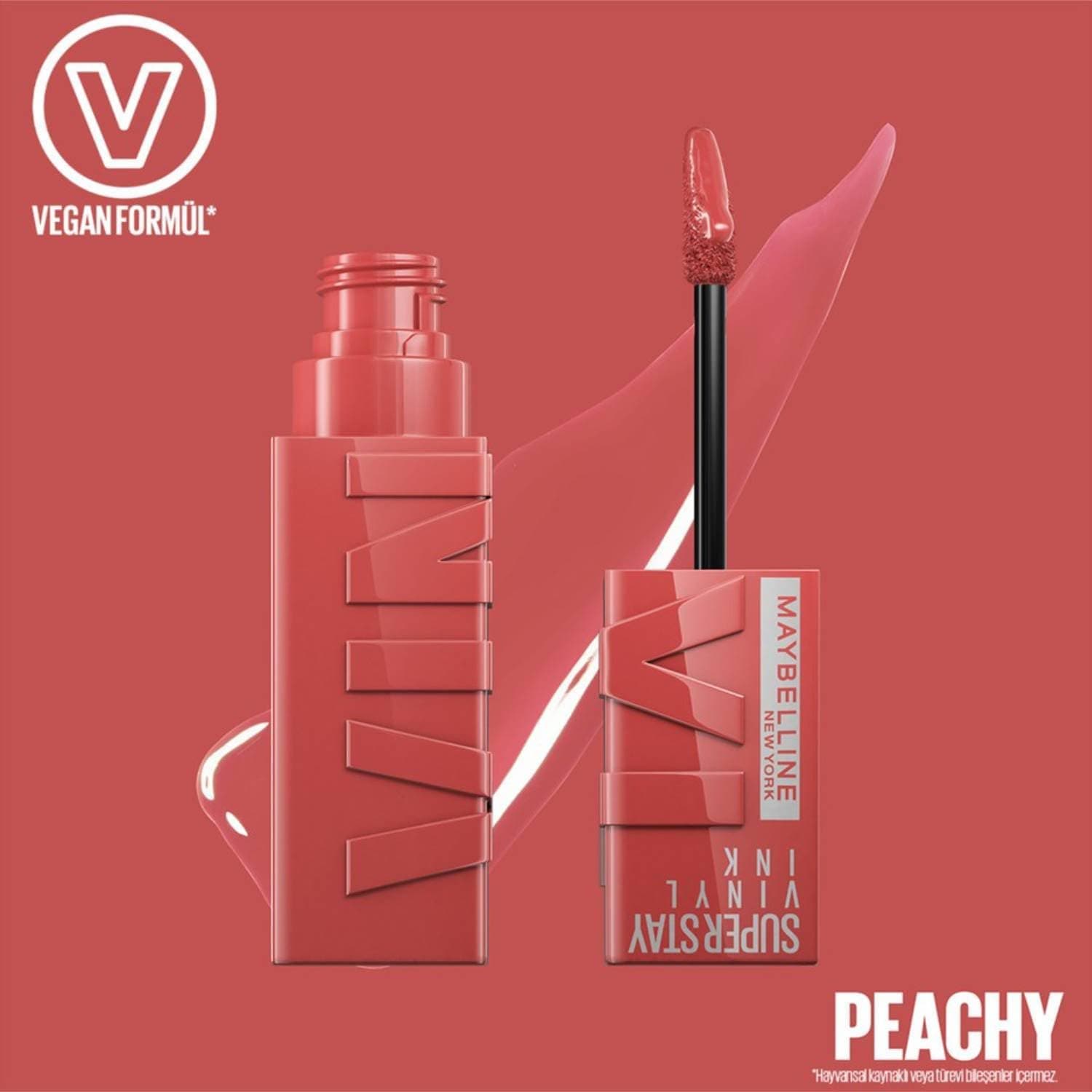 ست آرایشی Maybelline رژ لب مایع Vinyl Ink 15 Peachy و ماسکارا Cosmic Black ست آرایشی Maybelline رژ لب مایع Vinyl Ink 15 Peachy و ماسکارا Cosmic Black