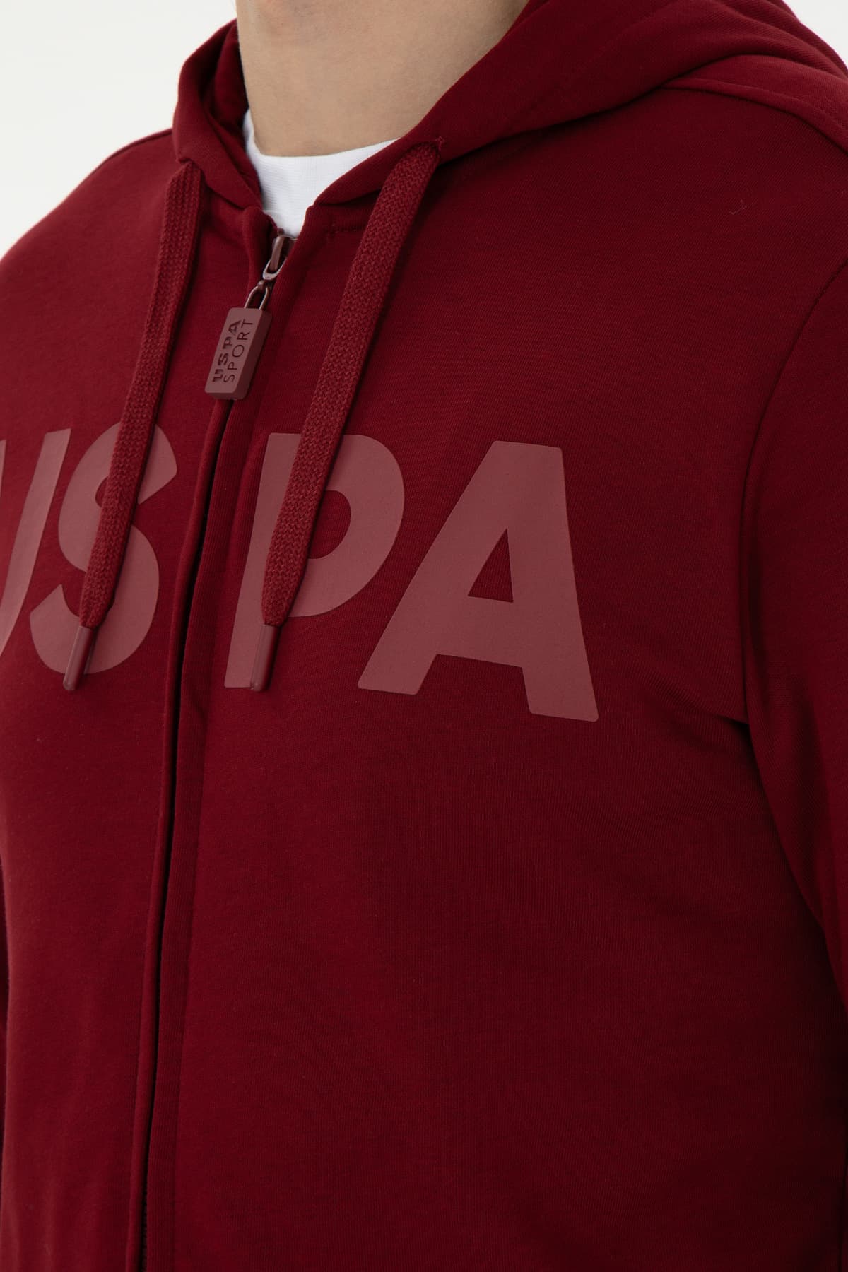 کاردیگان بافتنی مردانه U.S. Polo Assn. بوردو مدل 50289029-VR014 کاردیگان بافتنی مردانه U.S. Polo Assn. بوردو مدل 50289029-VR014
