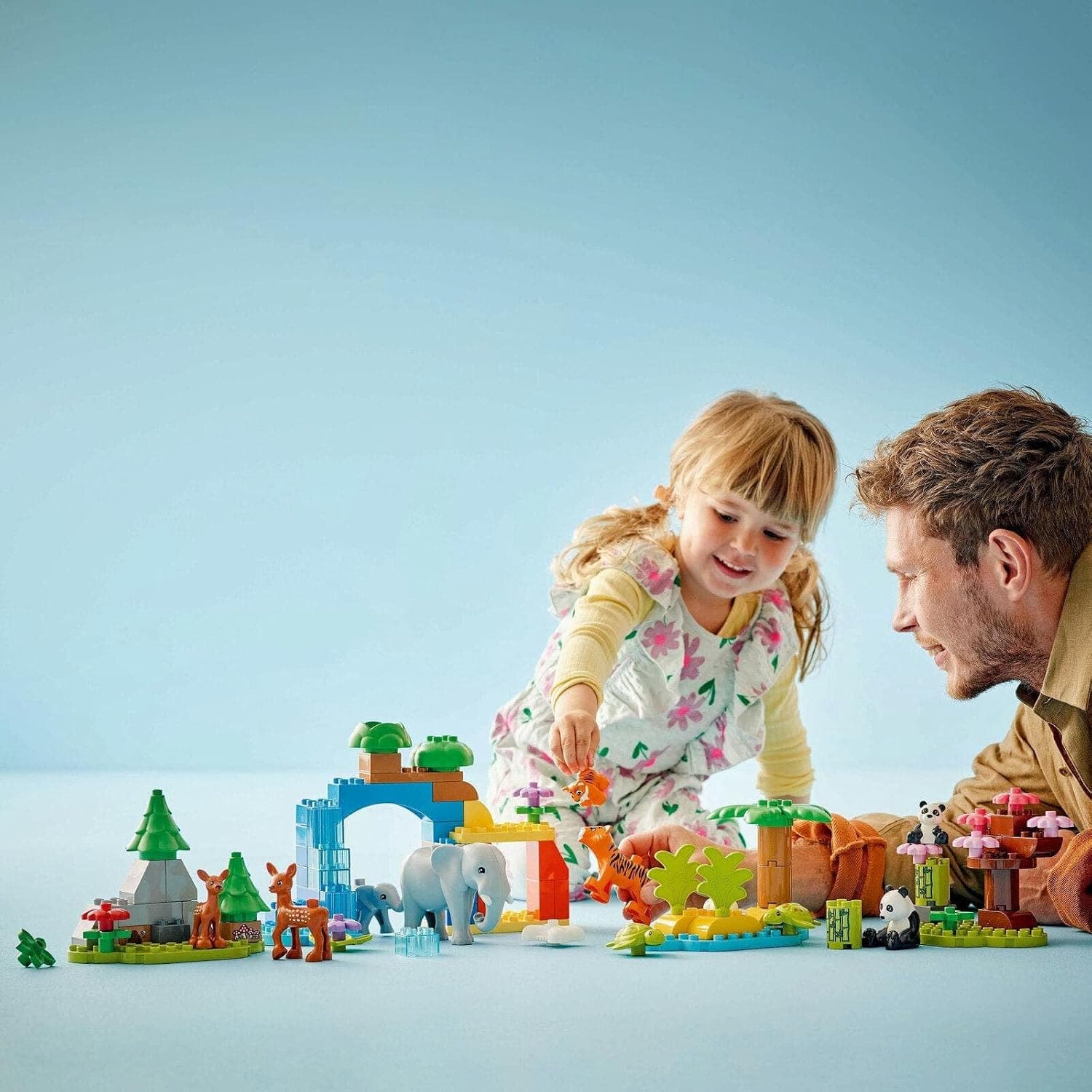 لگو DUPLO Town خانوادههای حیوانات وحشی ۳ در ۱ مدل 10446 لگو DUPLO Town خانوادههای حیوانات وحشی ۳ در ۱ مدل 10446
