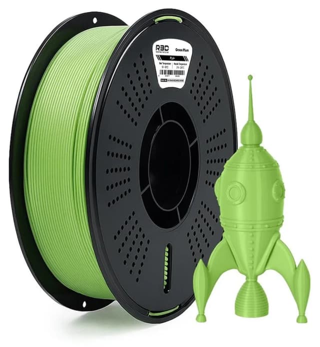 فیلامنت پرینتر سه بعدی R3D PLA+ رنگ سبز آلو فیلامنت پرینتر سه بعدی R3D PLA+ رنگ سبز آلو
