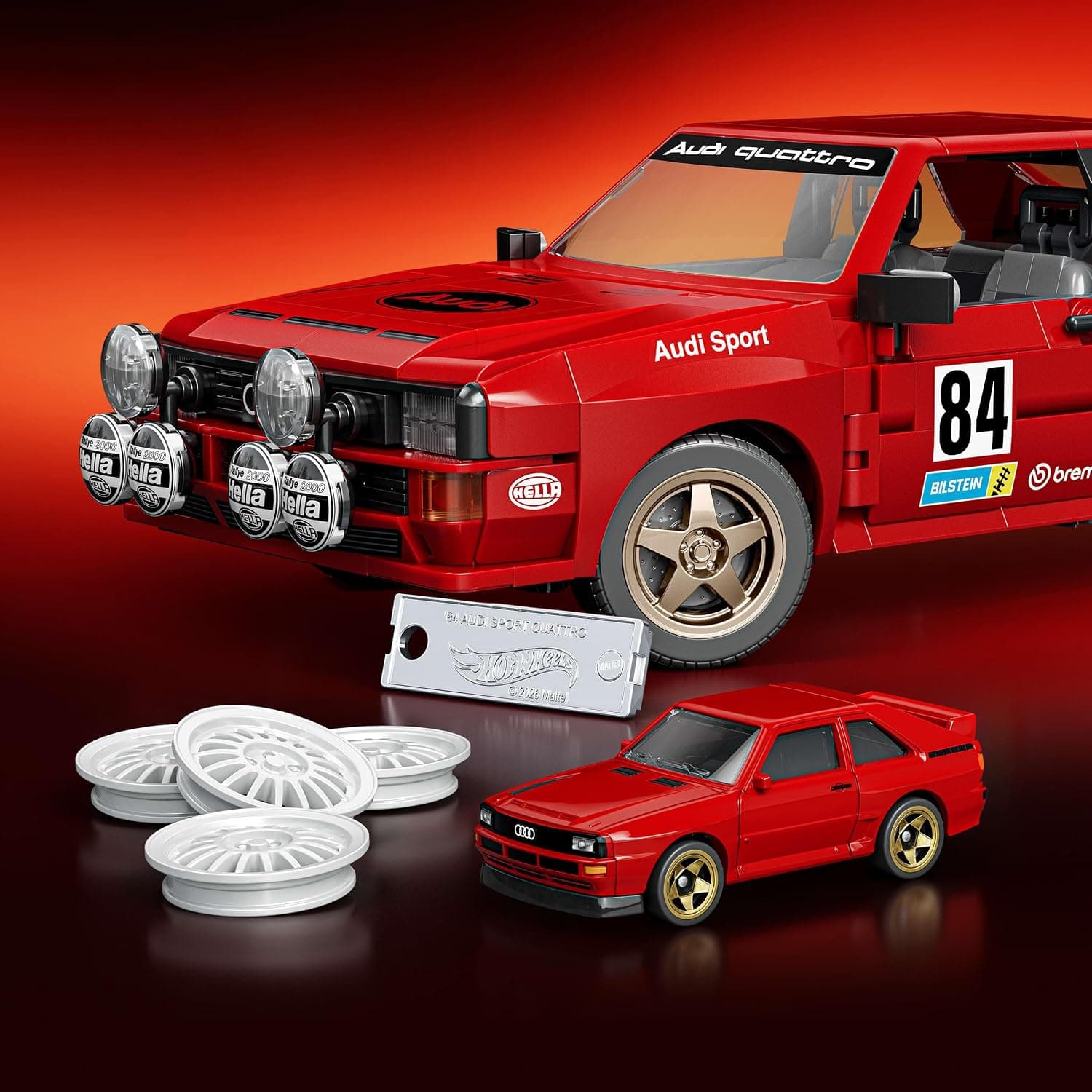ست ساختنی Mattel Brick Shop سری Hot Wheels Elite مدل Audi S ست ساختنی Mattel Brick Shop سری Hot Wheels Elite مدل Audi S