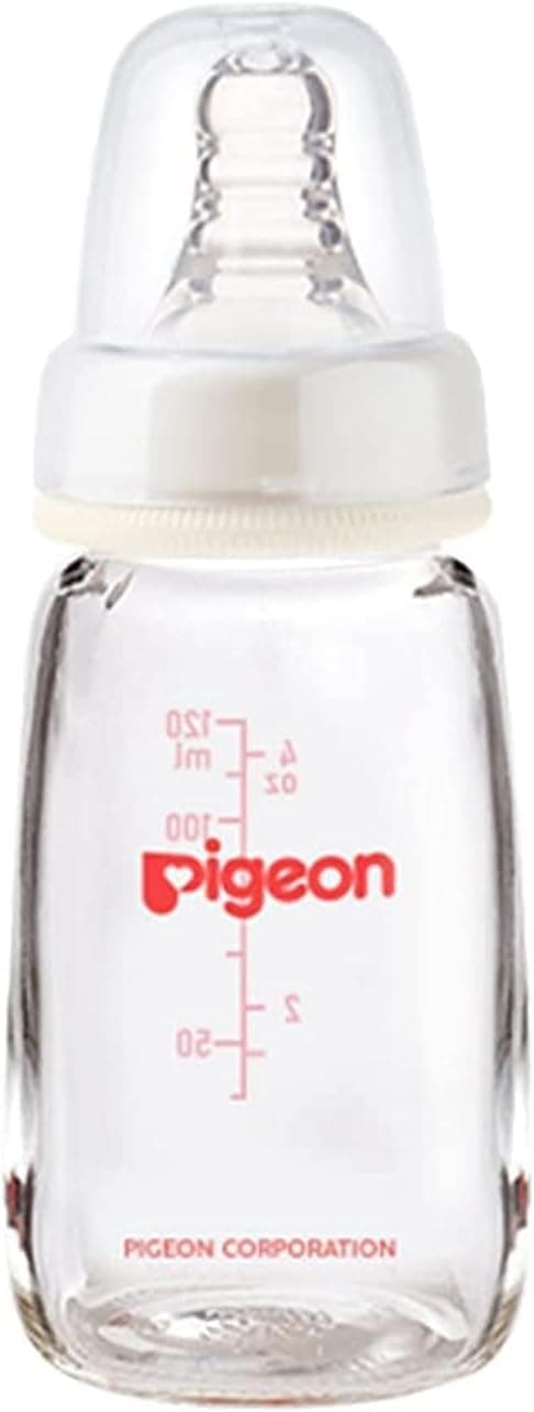شیشه شیر Pigeon گردن باریک ضد کولیک با سرشیر سیلیکونی نرم 120ml شیشه شیر Pigeon گردن باریک ضد کولیک با سرشیر سیلیکونی نرم 120ml