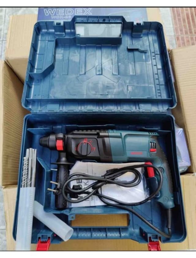 دریل بتنکن Bosch با توان 800 W و وزن 2,3 kg مدل Wedex 2-26 دریل بتنکن Bosch با توان 800 W و وزن 2,3 kg مدل Wedex 2-26