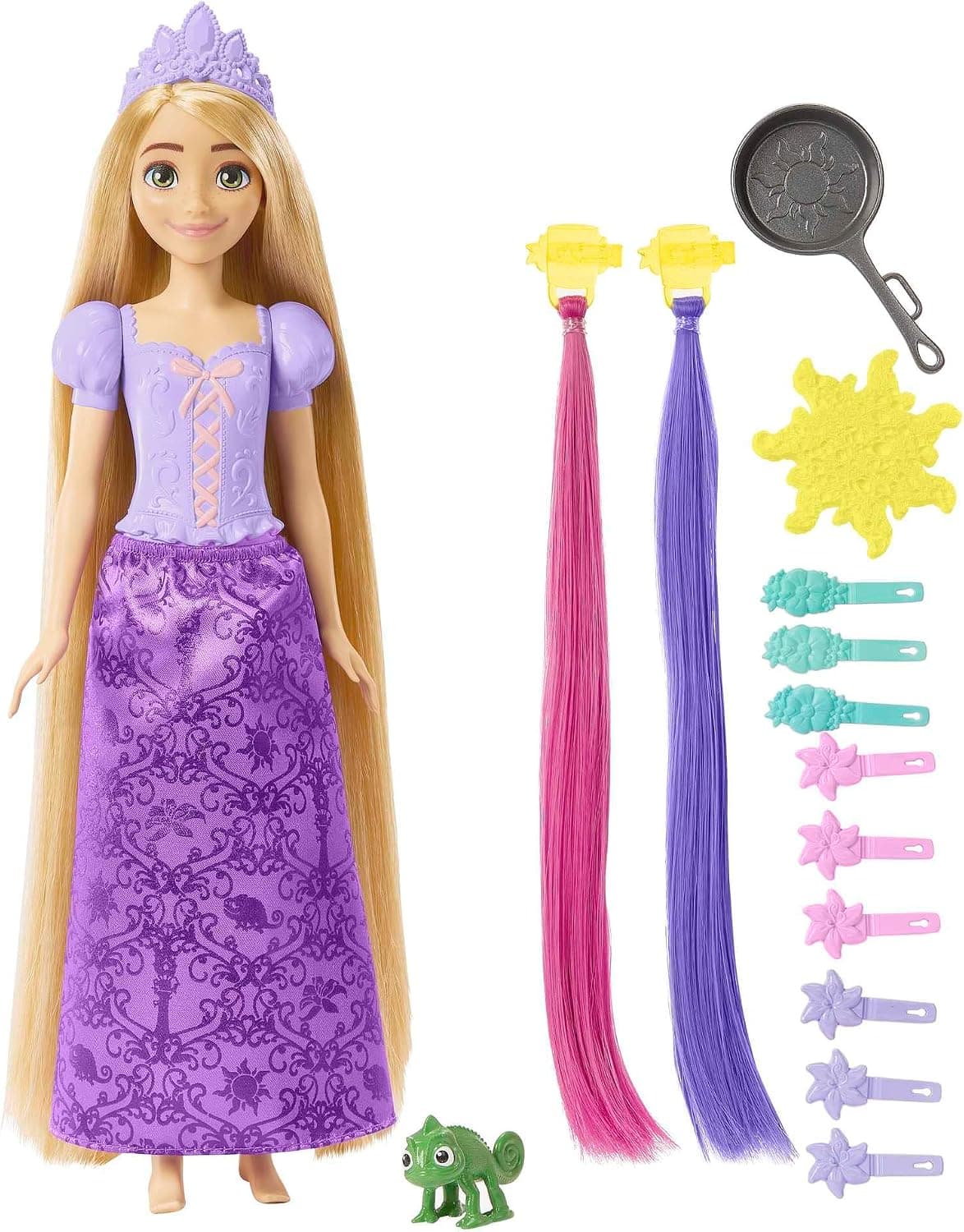 عروسک راپونزل Mattel با موهای افسانهای پرنسس دیزنی عروسک راپونزل Mattel با موهای افسانهای پرنسس دیزنی