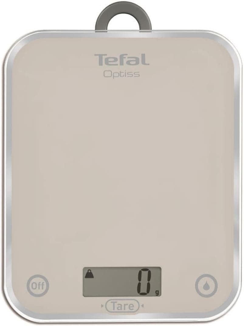 ترازو آشپزخانه دیجیتال Tefal با سطح شیشهای مدل BC5004 Optiss ظرفیت ۵ کیلوگرم نقرهای ترازو آشپزخانه دیجیتال Tefal با سطح شیشهای مدل BC5004 Optiss ظرفیت ۵ کیلوگرم نقرهای