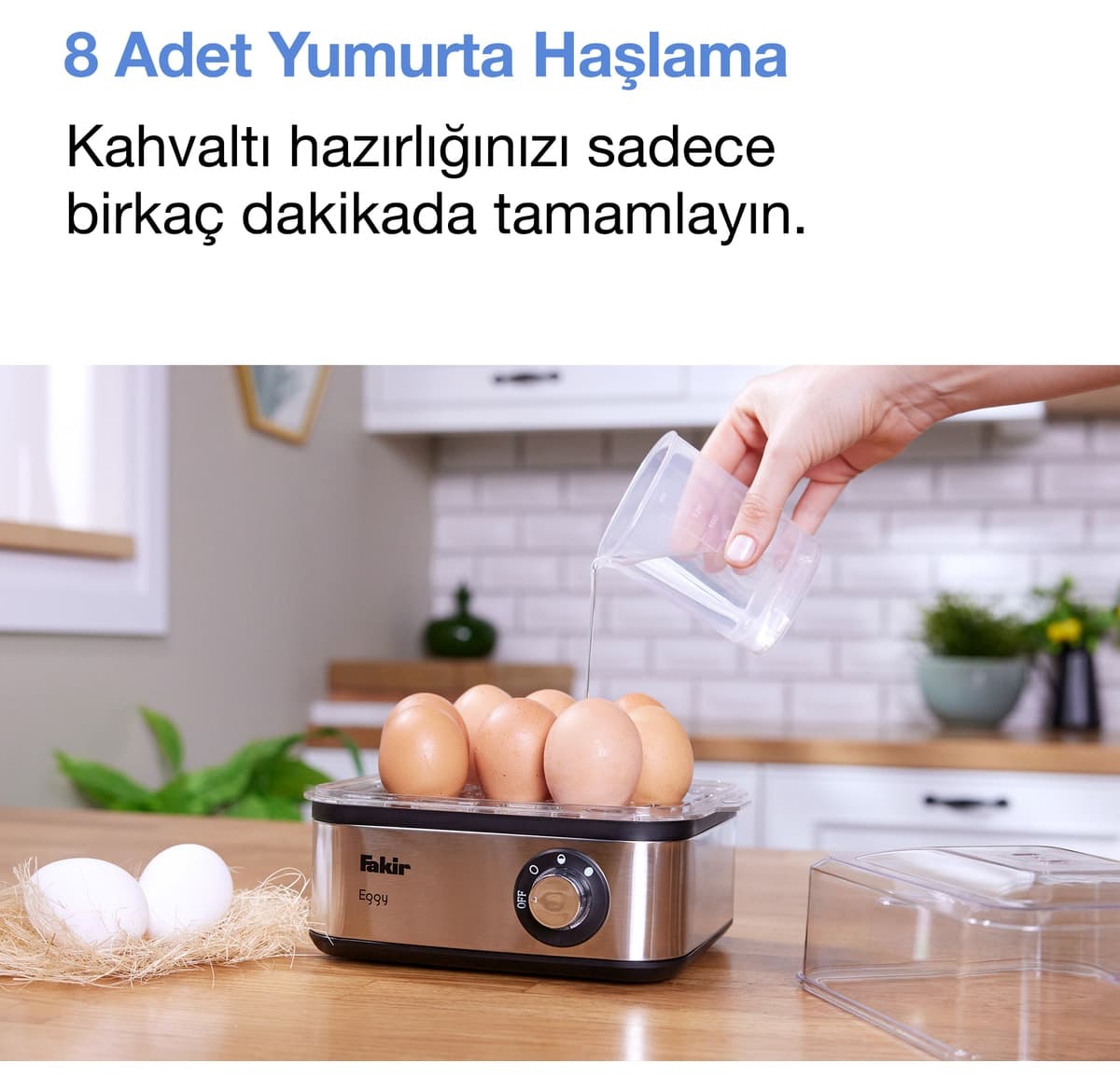 دستگاه پخت تخممرغ Fakir مدل Eggy دستگاه پخت تخممرغ Fakir مدل Eggy