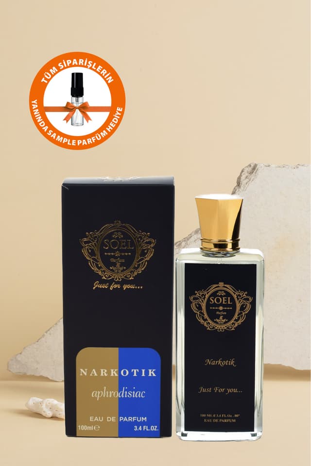 عطر مردانه Soel Parfüm EDP 100 ml مدل Narkotik عطر مردانه Soel Parfüm EDP 100 ml مدل Narkotik
