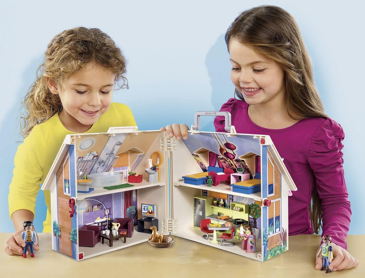 خانه عروسکی مدرن قابل حمل PLAYMOBIL خانه عروسکی مدرن قابل حمل PLAYMOBIL