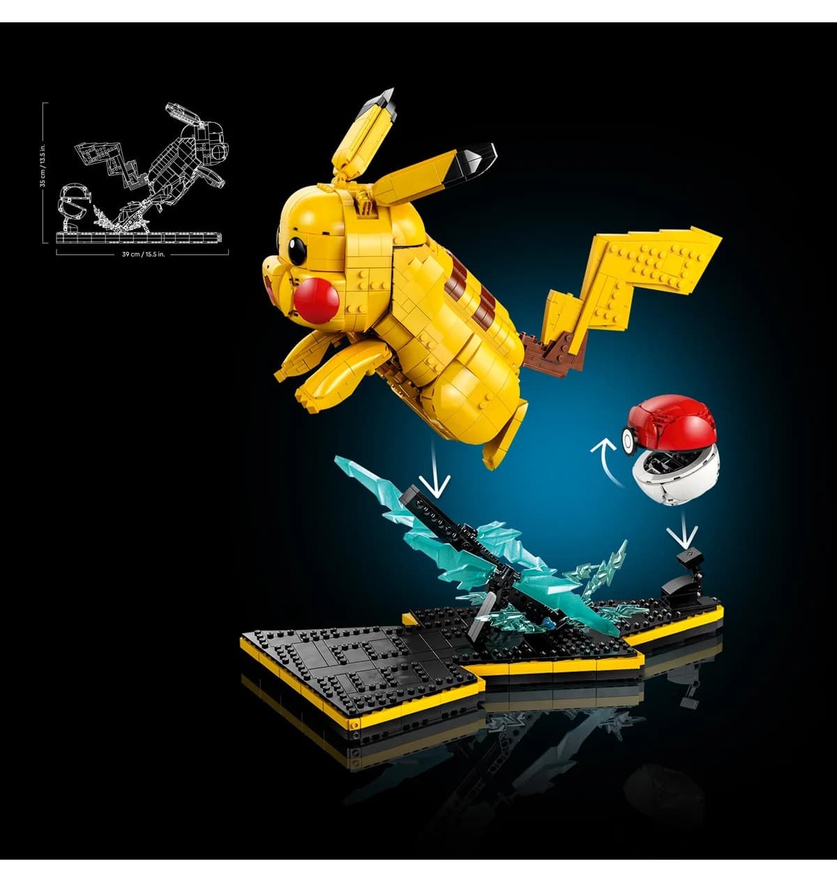 لگو Pokémon Pikachu و Poké Ball مدل 72152 با 2050 قطعه لگو Pokémon Pikachu و Poké Ball مدل 72152 با 2050 قطعه